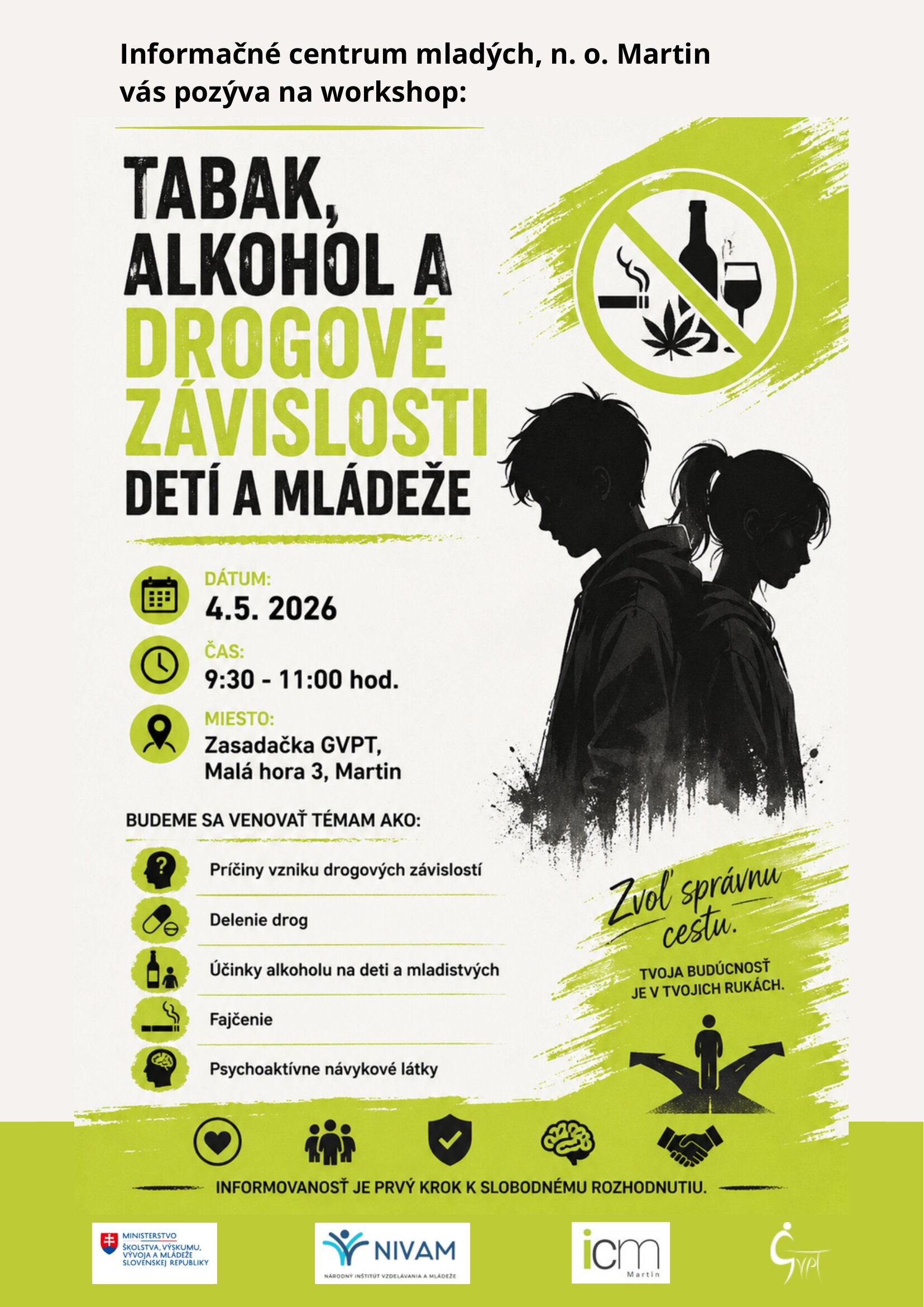 Tabak alkohol a drogové závislosti detí a mládeže 1
