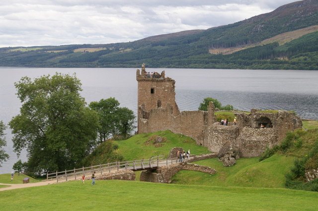 Urquhart Castle from the Visitor Centre
